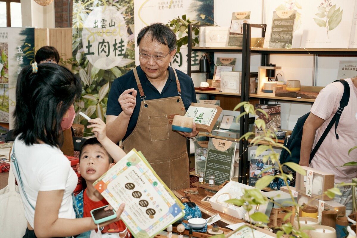 森林市集以推廣台灣木材、竹材使用為活動宗旨。 圖：農業部林業及自然保育署／提供