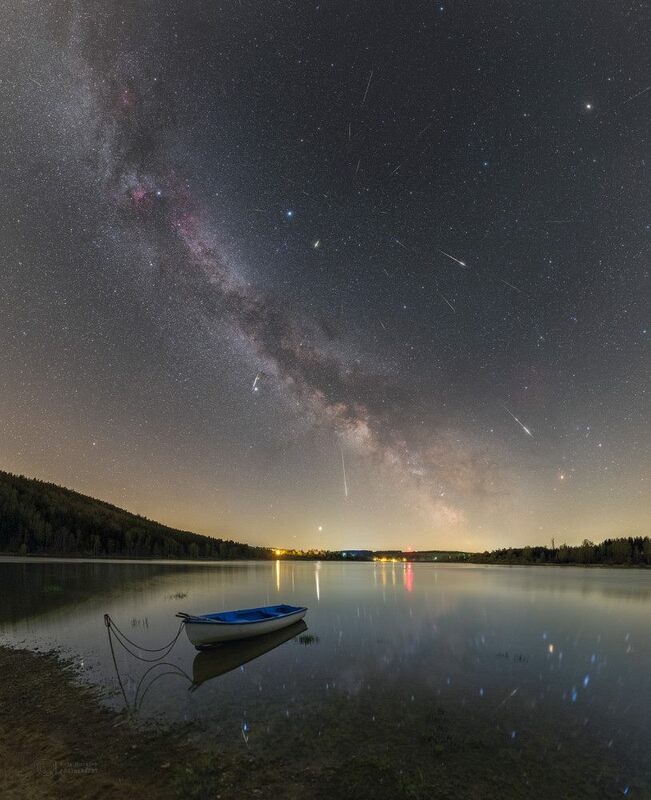 今年第一場中型流星雨，也是以火流星著稱的天琴座流星雨，將在4月22日極大，每小時天頂流星數量（ZHR）約18。 圖：台北市立天文館／提供