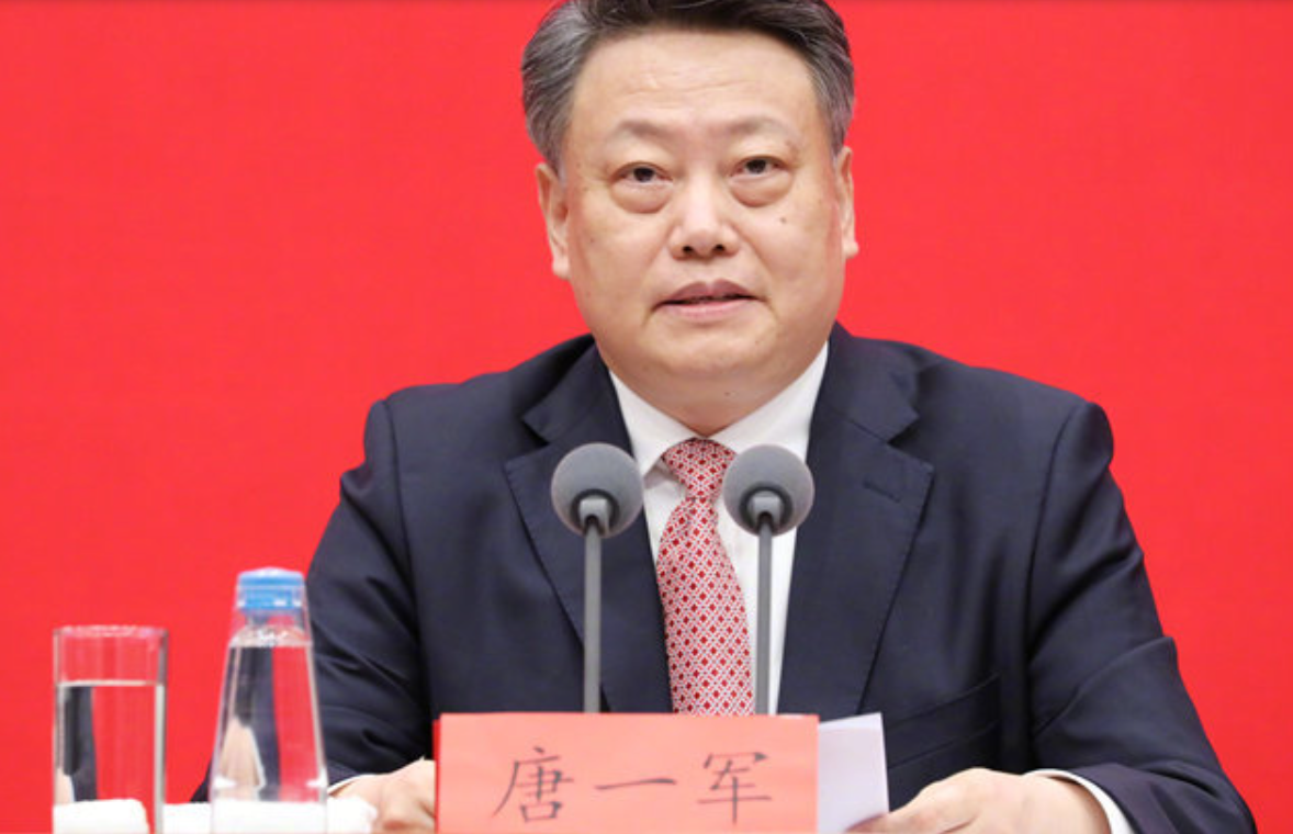 中國前司法部長唐一軍。 圖：翻攝「微博」@現代快報