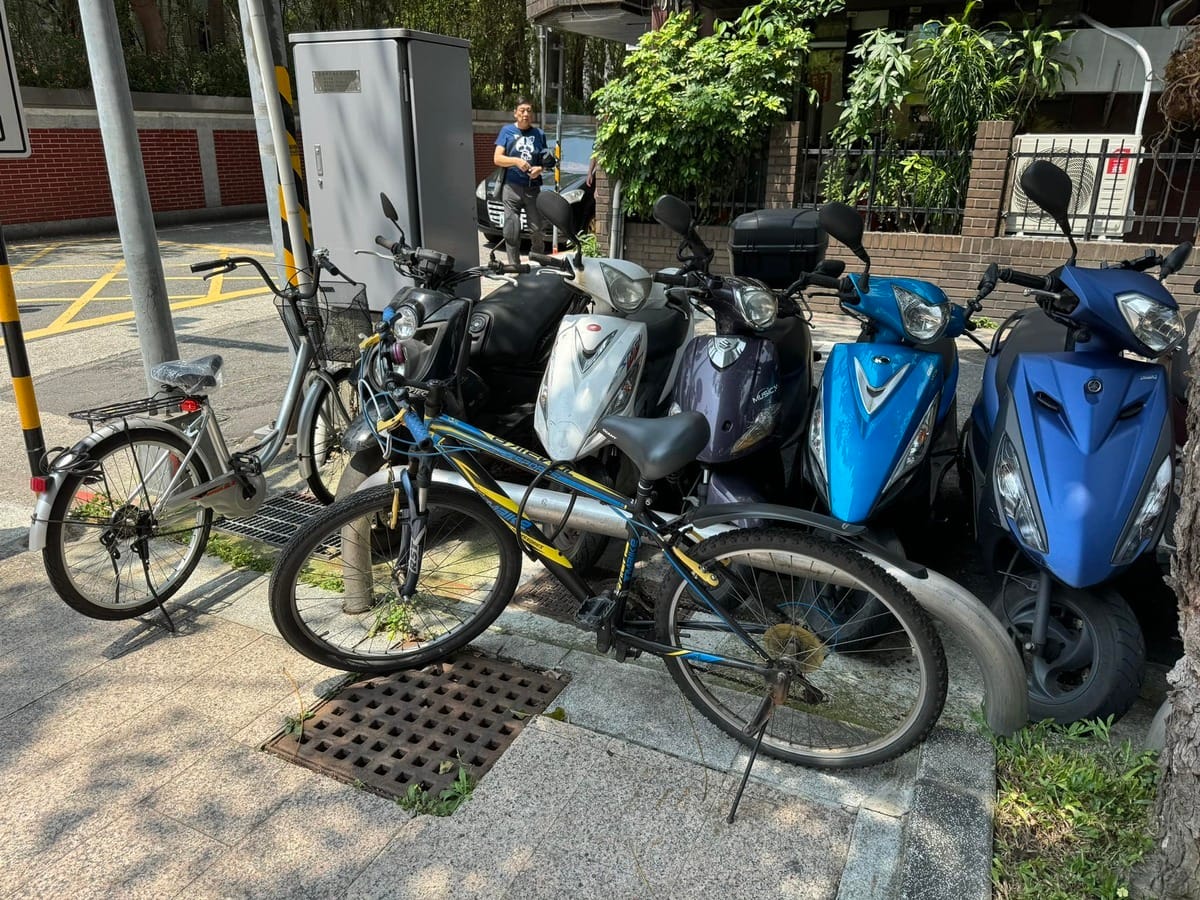 沈伯洋遭檢舉「腳踏車」違停。（示意圖，非沈伯洋的腳踏車） 圖：取自沈伯洋臉書