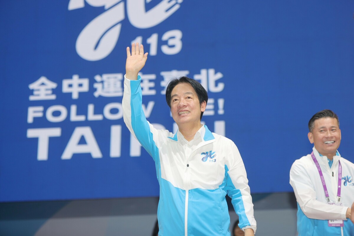 賴清德出席113年全國中等學校運動會開幕典禮。 圖：總統府提供