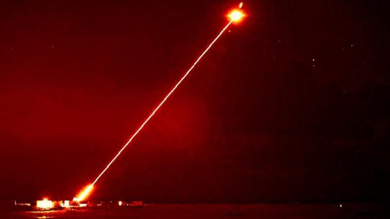 鐵束雷射武器能夠攻擊無人機、小船、火箭、火砲或迫擊砲。 圖 : 翻攝自X帳號@Aurora107E