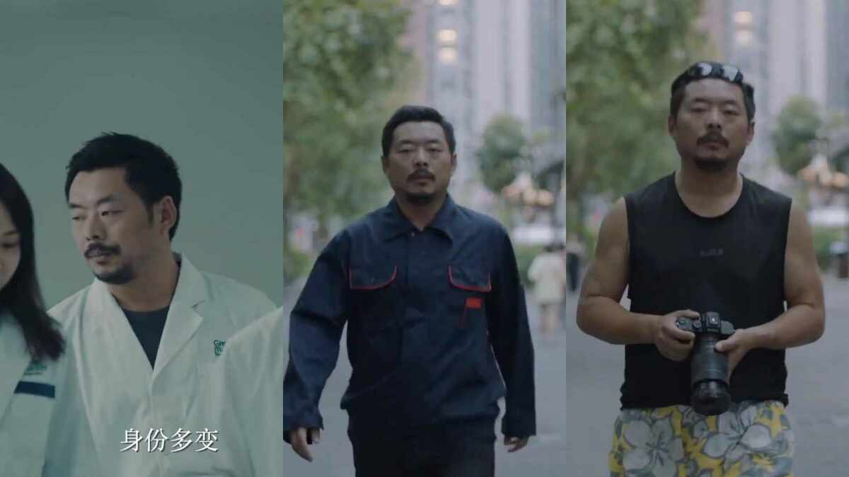 影片中間諜被描述為化身為多種不同身份，如時尚攝影師、實驗室技術員、商人和送餐司機，以收集敏感的國家機密。 圖 : 翻攝自影片