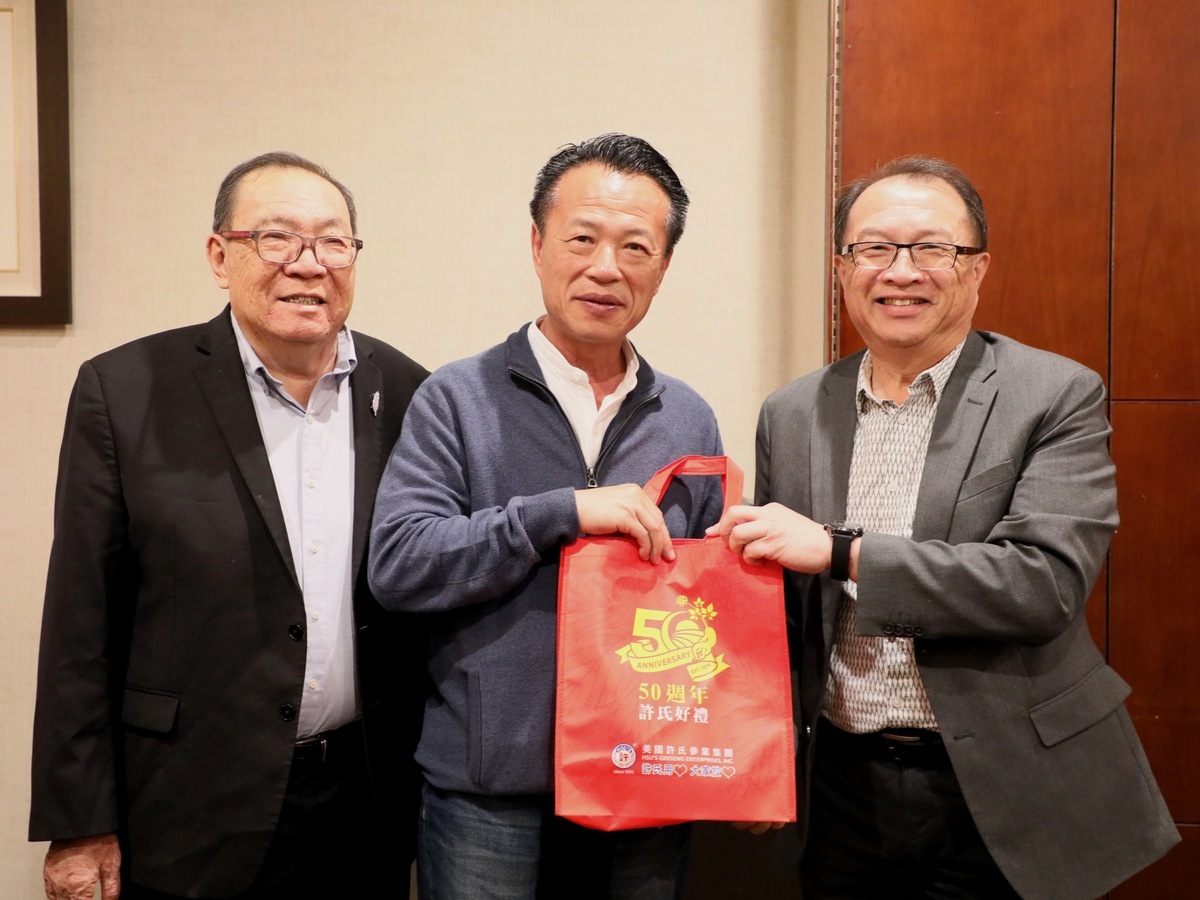 翁章梁率團赴美交流，首站洛杉磯由駐處及北美台商總會熱情接待。 圖：嘉義縣政府提供