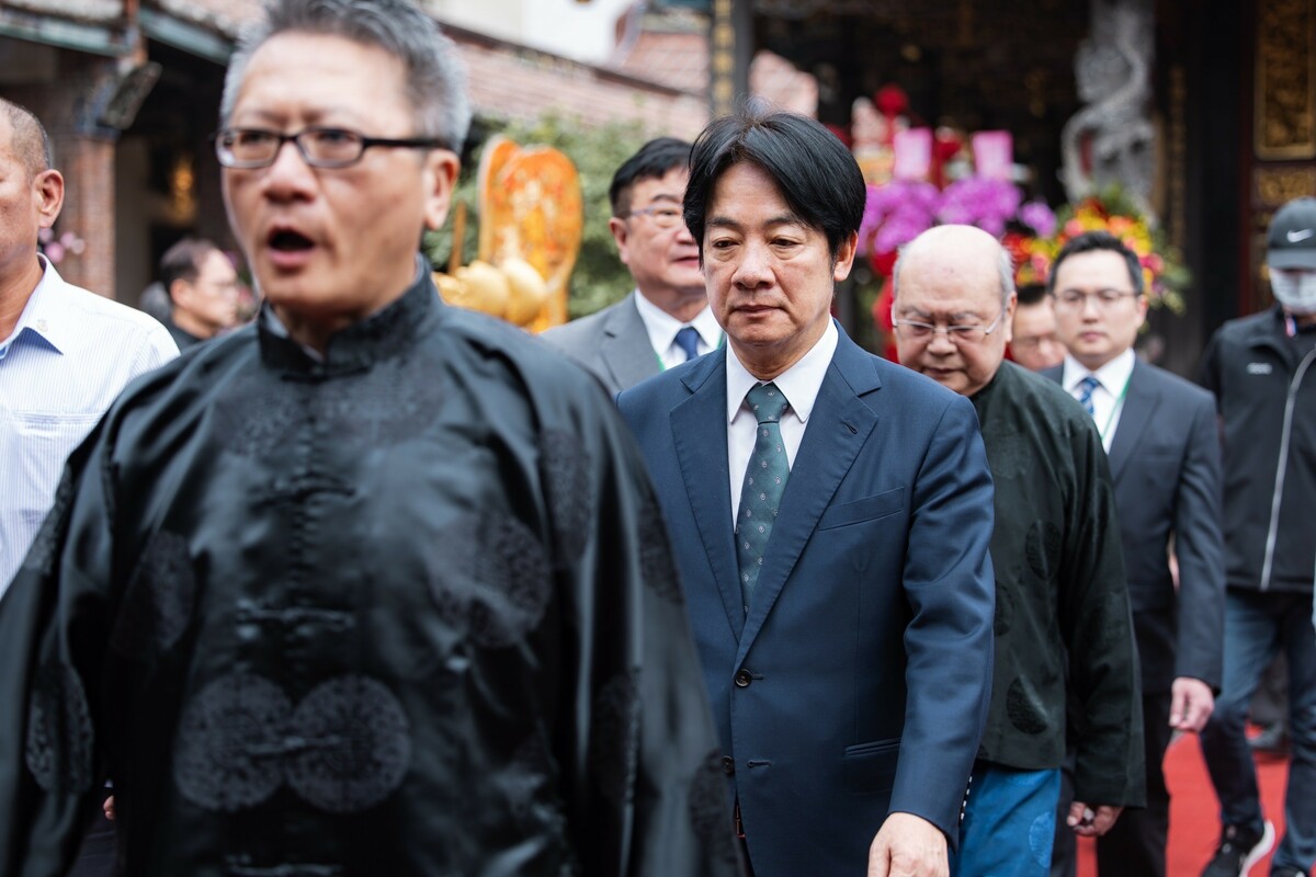賴清德出席「2024保生文化祭保生大帝聖誕三獻禮祭典」。 圖：總統府提供