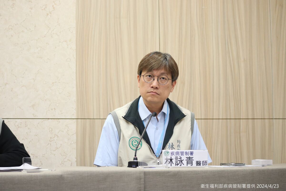 防疫醫生林詠青說明上週國內流感疫情 圖：疾管署／提供