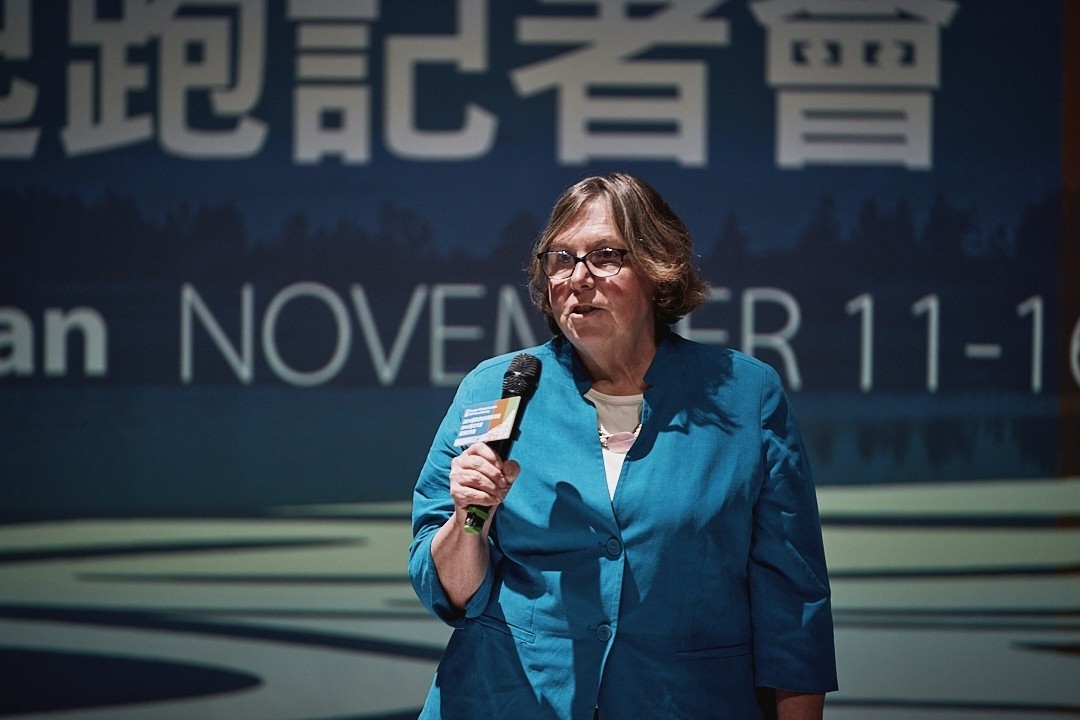 國際濕地科學家學會會長 Susan Galatowitsch蘇珊．加拉托薇琪。 圖：內政部提供
