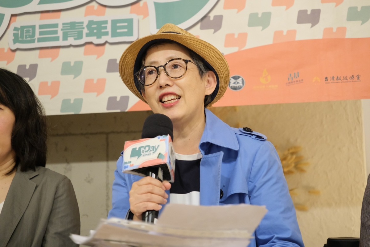 台灣再生能源推動聯盟理事長高茹萍。 圖：Y’s Day「週三青年日」提供