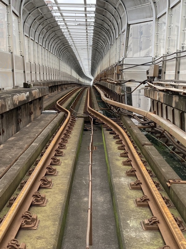 新北環狀線受地震影響位移嚴重。 圖：新北市捷運局/提供（資料照）