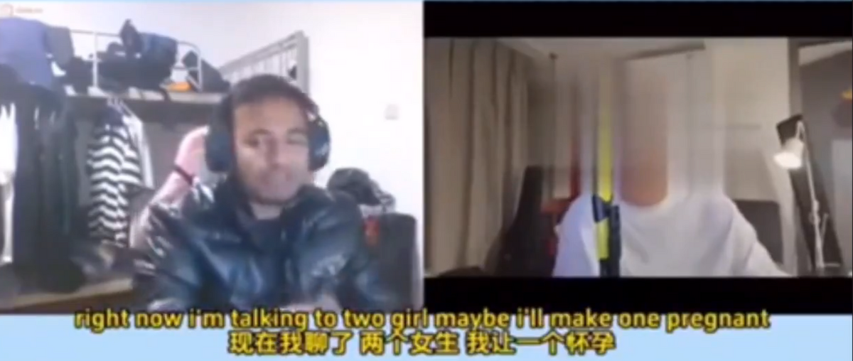 許多外國留學生都交了多個中國女友，甚至是讓女友懷孕。 圖：翻攝自 Daniel Fang X（前推特）帳號