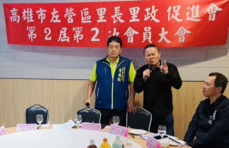 左營里長發言支持清大、交大擬落腳蓮池潭。 圖：孫家銘翻攝