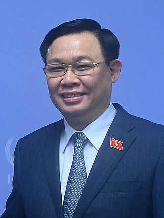 越南共產黨中央委員會昨（26）日宣佈，國會主席王庭惠辭職已批准。 圖：翻攝自維基百科
