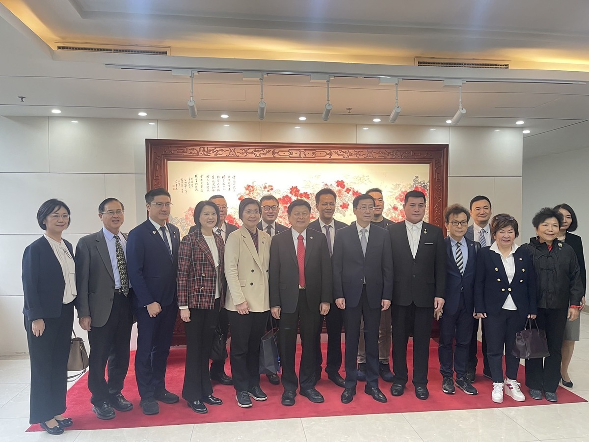 國民黨立委組團參訪中國文旅部。 圖：傅崐萁辦公室/提供