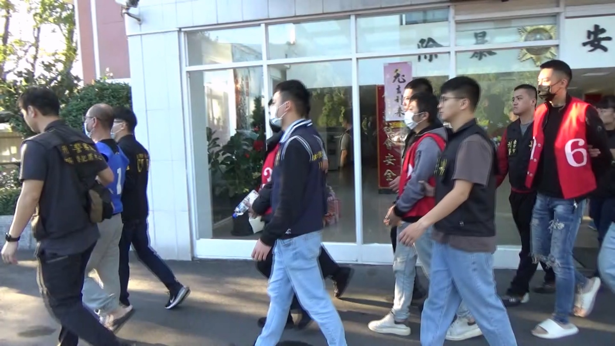 警方查獲竹聯幫和堂暴力討債集團。 圖：刑事局中打/提供