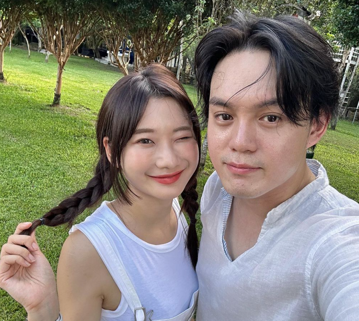 愛莉莎莎去年四月認愛前羽球國手呂杰陽，兩人的感情世界也一直受到外界關注。 圖：翻攝自愛莉莎莎IG