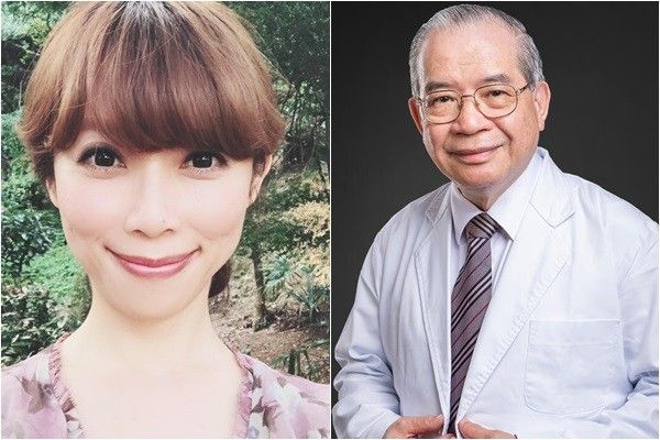 貴婦奈奈（左）男友父親是台大婦產科名醫黃立雄（右）。 圖：翻攝臉書、杏立博全網站