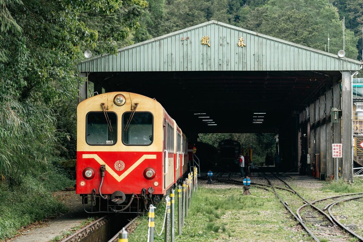 過路線檢查後，在4月29日由車次編號231次的阿里山號列車，自北門站開出，並順利抵達阿里山站。 圖：翻攝自阿里山林業鐵路及文化資產管理處臉書