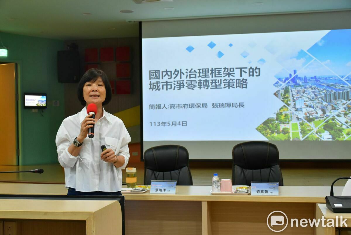 高市環保局長張瑞琿應邀發表專題演講。 圖：孫家銘/攝