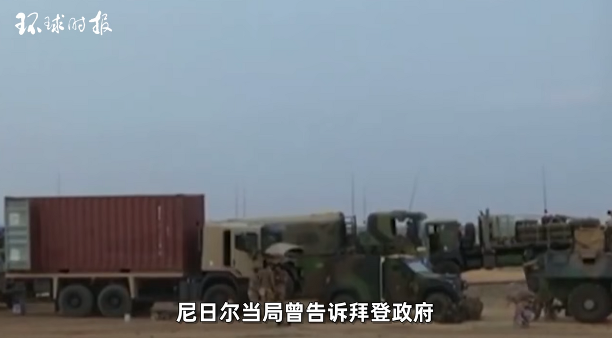 尼日爾當局曾告訴拜登政府，尼日爾大約有 60 名俄羅斯軍事人員。圖為俄軍。 圖：翻攝自環球時報