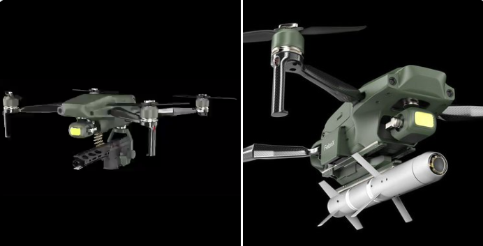 美國將向烏克蘭軍援攜帶 2 種武器的先進攻擊無人機。 圖：翻攝自 NiKITa X（前推特）帳號