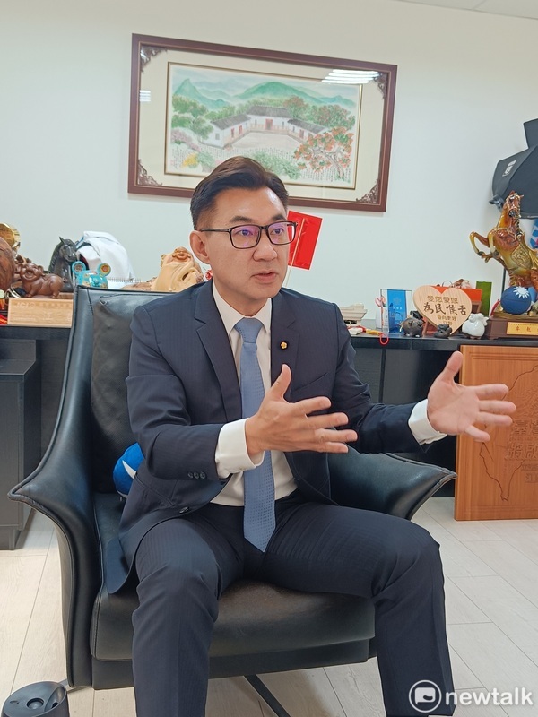 立法院副院長江啟臣今日也表態將會參加 520 總統就職典禮。 圖：唐復年/攝