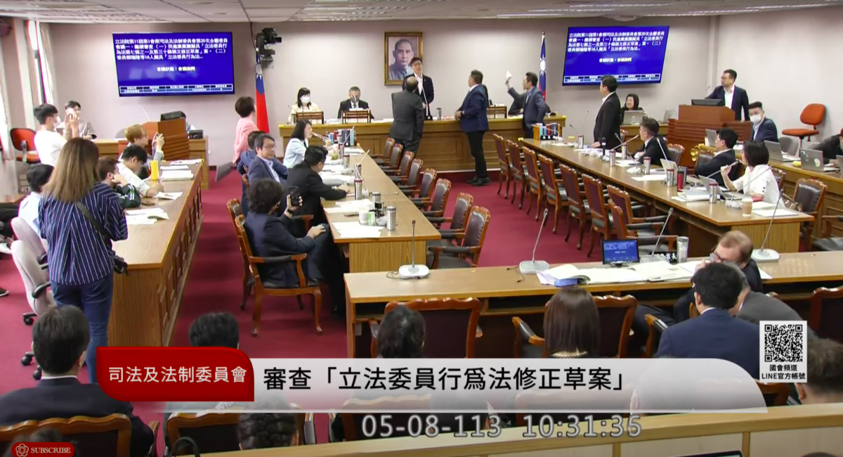 傅崐萁拍桌後提散會 藍續擋民進黨團版「國會改革」法案審查 | 政治 | Newtalk新聞