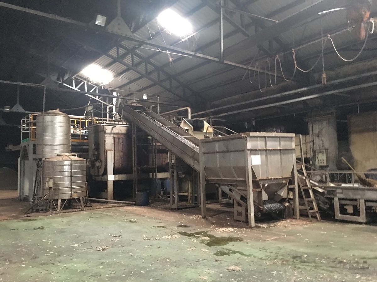 「普盛生物科技有限公司」廠內堆肥處理機器 圖：台中市府新聞局/提供