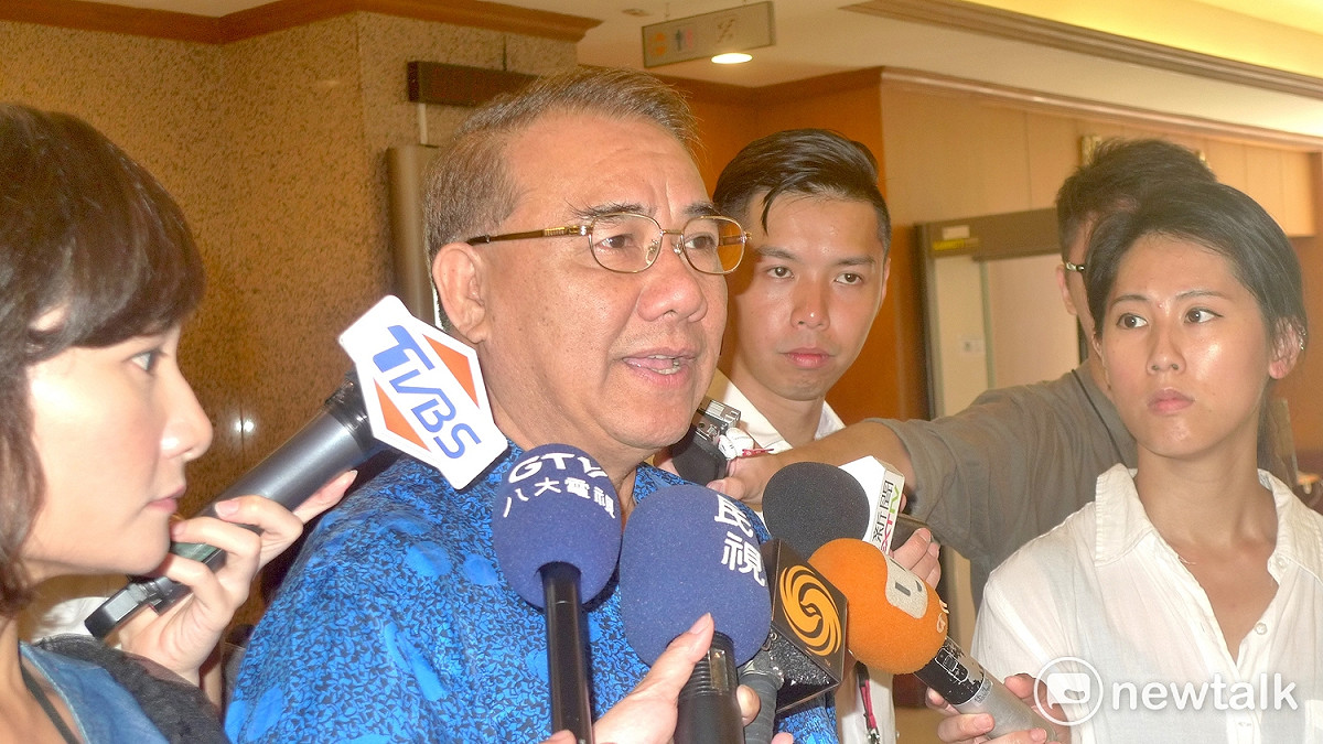 據傳吳敦義有意讓前立委李慶安回復黨籍並參選台北市長，廖國棟表示「有此一說」。 圖：汪少凡／攝