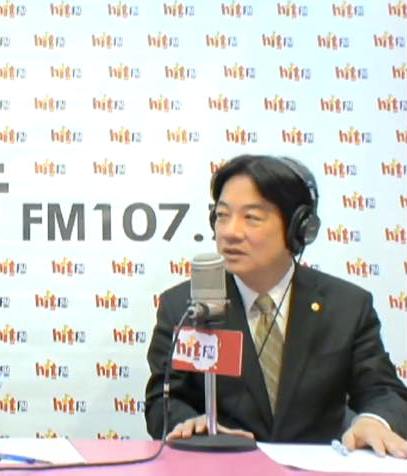台南市長賴清德今（7）天接受電台專訪時表示，一例一休應該要修法。 圖：截取自直播畫面