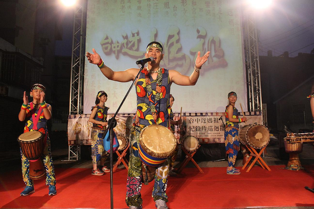 WASSA_FOLI台中非洲鼓舞樂團將在百年媽祖會文化嘉年華中演出。 圖：台中市文化局提供