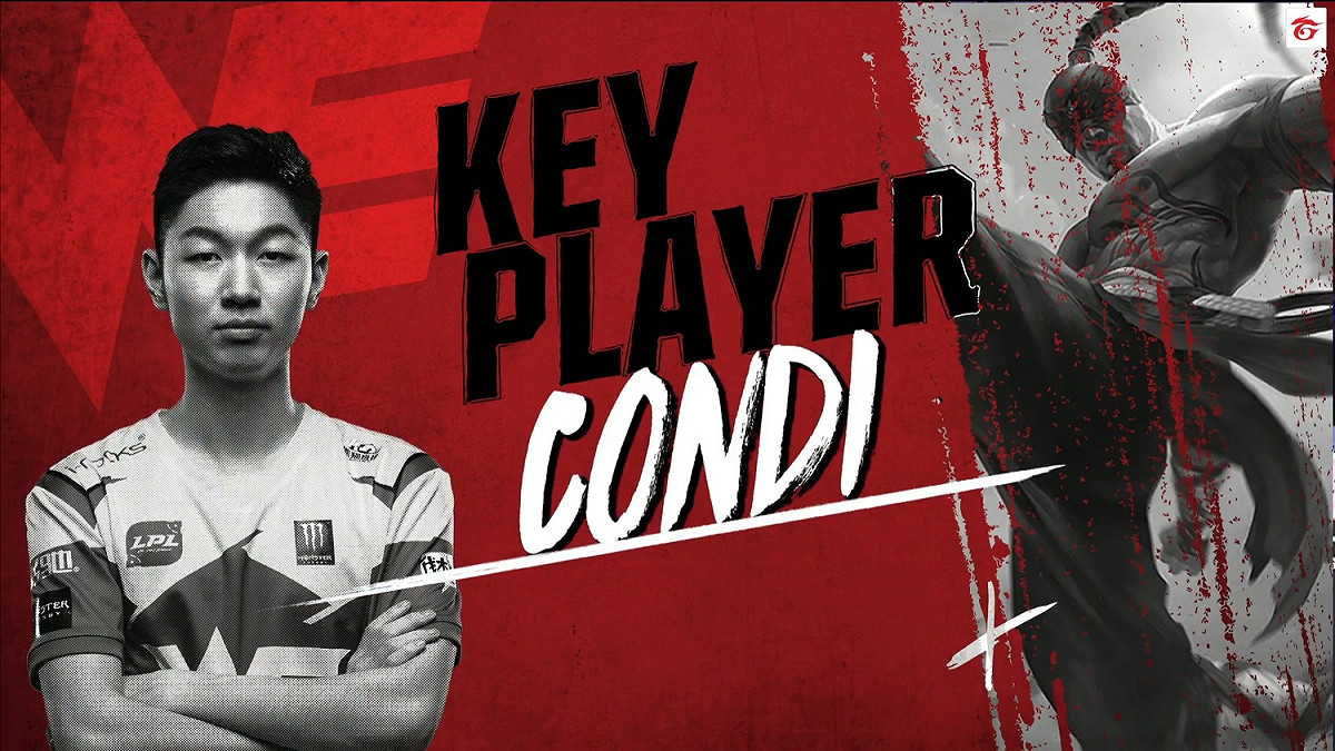 單場MVP：WE打野選手Condi。 圖：翻攝自 Garena Twitch