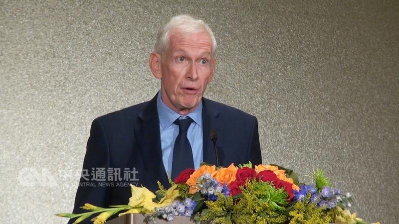美國在台協會主席莫健（James Moriarty）今天說，美台關係非常堅實，「沒什麼大問題」，但像貿易議題，確實需要解決。 圖 : 中央社/提供