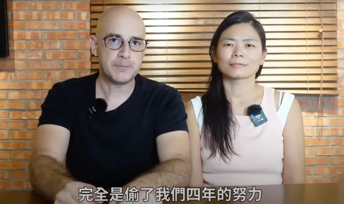 他氣得直呼，「來台灣17年第一次遇到這麼壞的人，把我們創業四年的努力這樣偷走」。 圖：翻攝自吳鳳Youtube