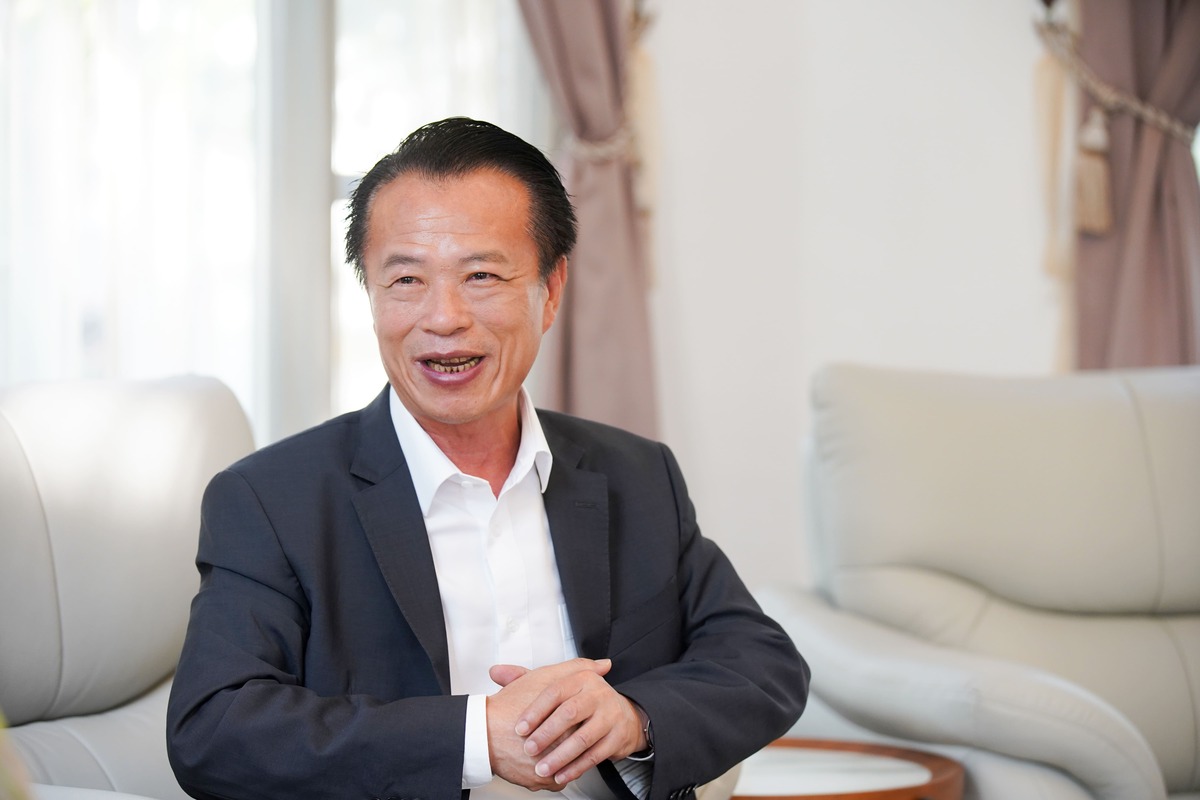 嘉義縣長翁章梁接受新頭殼專訪。 圖：嘉義縣政府拍攝