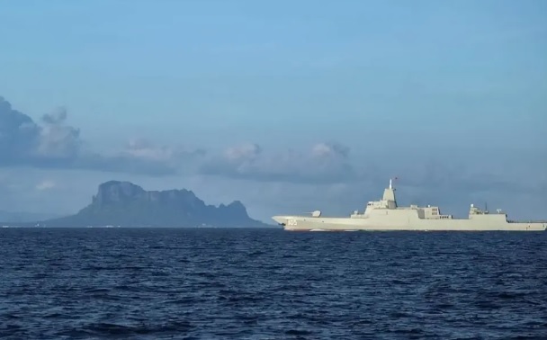 賴清德就職當日僅有8共艦在台海周邊行動。 圖：翻攝自 老高風雲