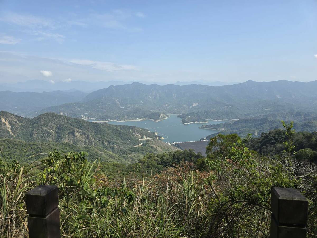 獅額山眺望曾文水庫。 圖：台南市政府觀光旅遊局／提供