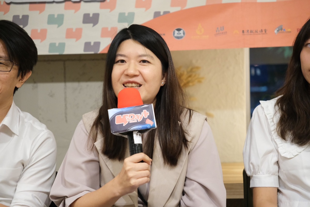 桃園市議員、謝聰敏教育基金會董事魏筠。 圖：Y’s Day「週三青年日」提供