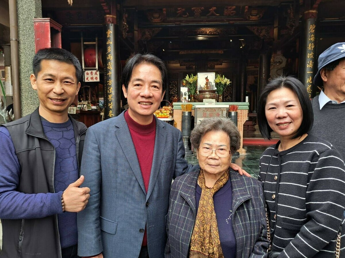 張蔡額與賴清德相識20多年，將北上參加520就職典禮。 圖：張蔡額提供