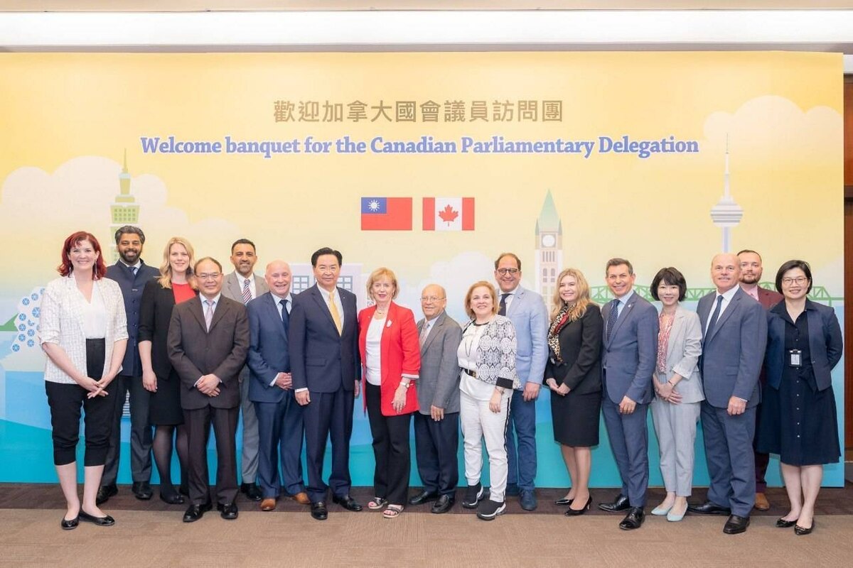 加拿大國會議員11人抵台將參加520正副總統就職典禮。 圖：外交部/提供