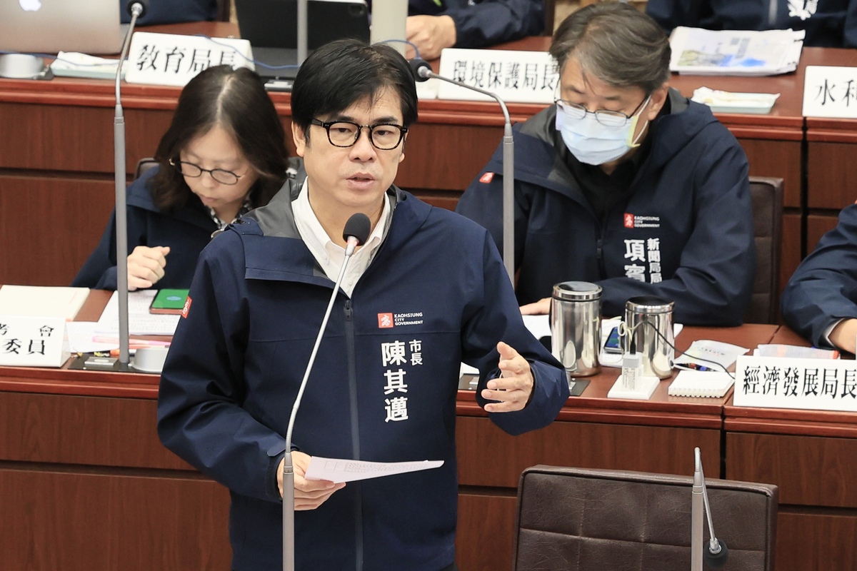 陳其邁指示加強高雄捷運及輕軌安全維護。 圖：高雄市政府/提供（資料照）