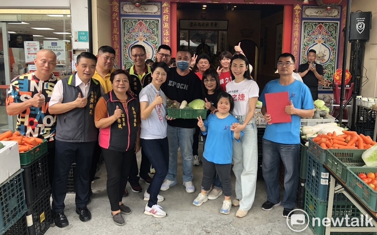 更生人賣菜捐助弱勢 曾之婕鼓勵浪子回頭