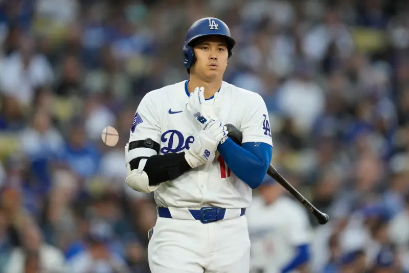 道奇大谷翔平本季再進化，球棒超級火燙，有望挑戰打擊三冠王。 圖：達志影像／美聯社