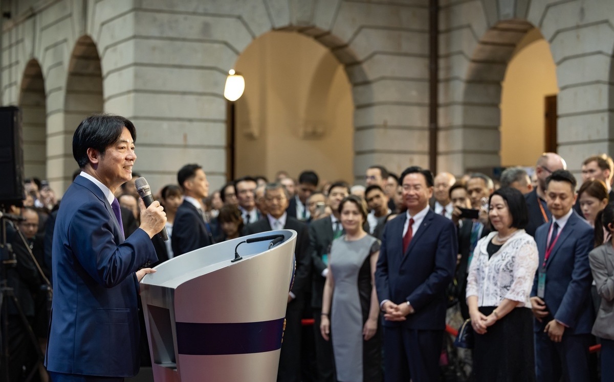 賴清德出席520慶賀團酒會 承諾壯大台灣、走向世界
