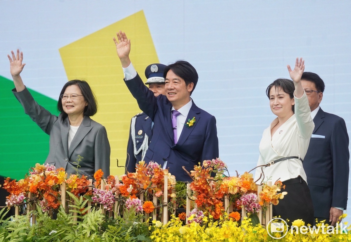 賴清德、蕭美琴今（20）日正式宣誓就職總統、副總統，蔡英文也正式結束其8年總統任期。 圖：張良一攝