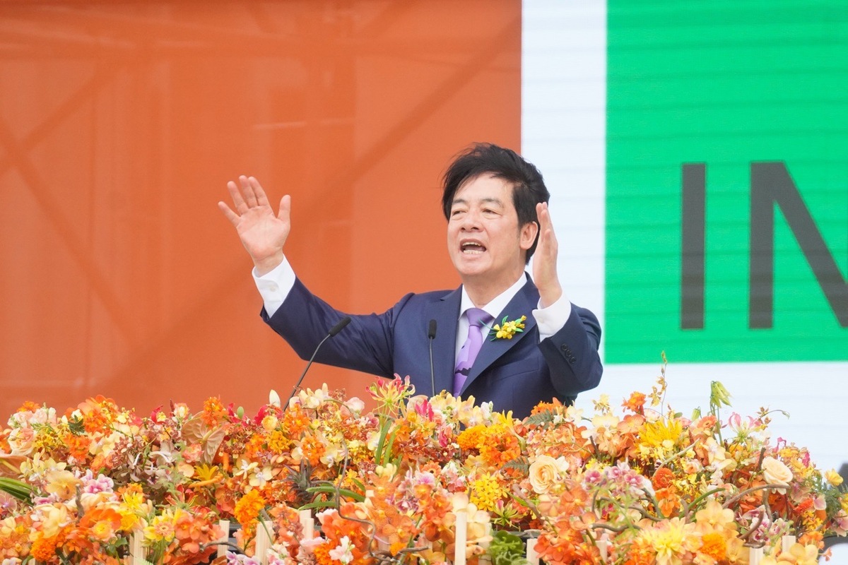 賴清德發表就職演說。 圖：張良一/攝