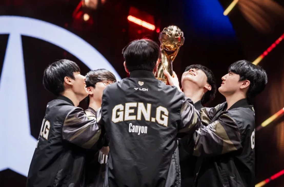 冠軍賽中，Gen.G對上BLG，最終Gen.G以3：1成績擊敗BLG，奪下MSI冠軍。 圖：翻攝自LoL Esports IG