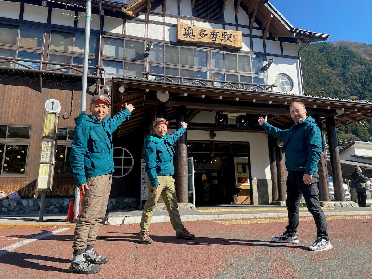 TREKKLING位於東京的奧座敷JR青梅線奧多摩站徒步一分鐘的地方。 圖：©TCVB／提供