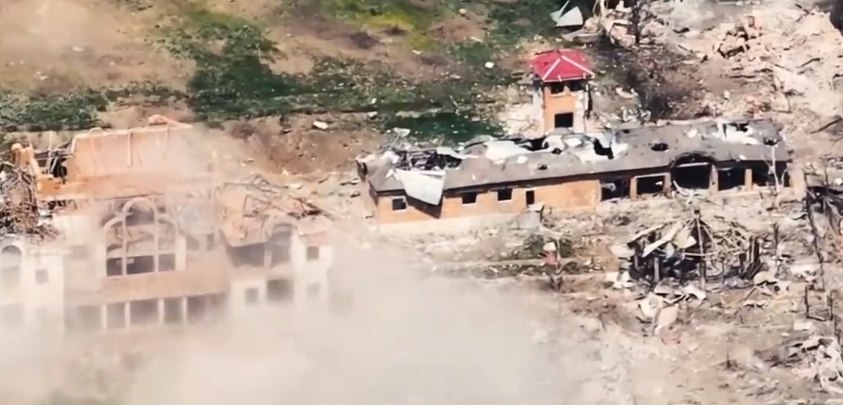 烏軍用海馬斯飛彈襲擊帕拉斯科維卡前線的俄軍陣地。 圖：翻攝自 Ukraine Battle Map X（前推特）帳號