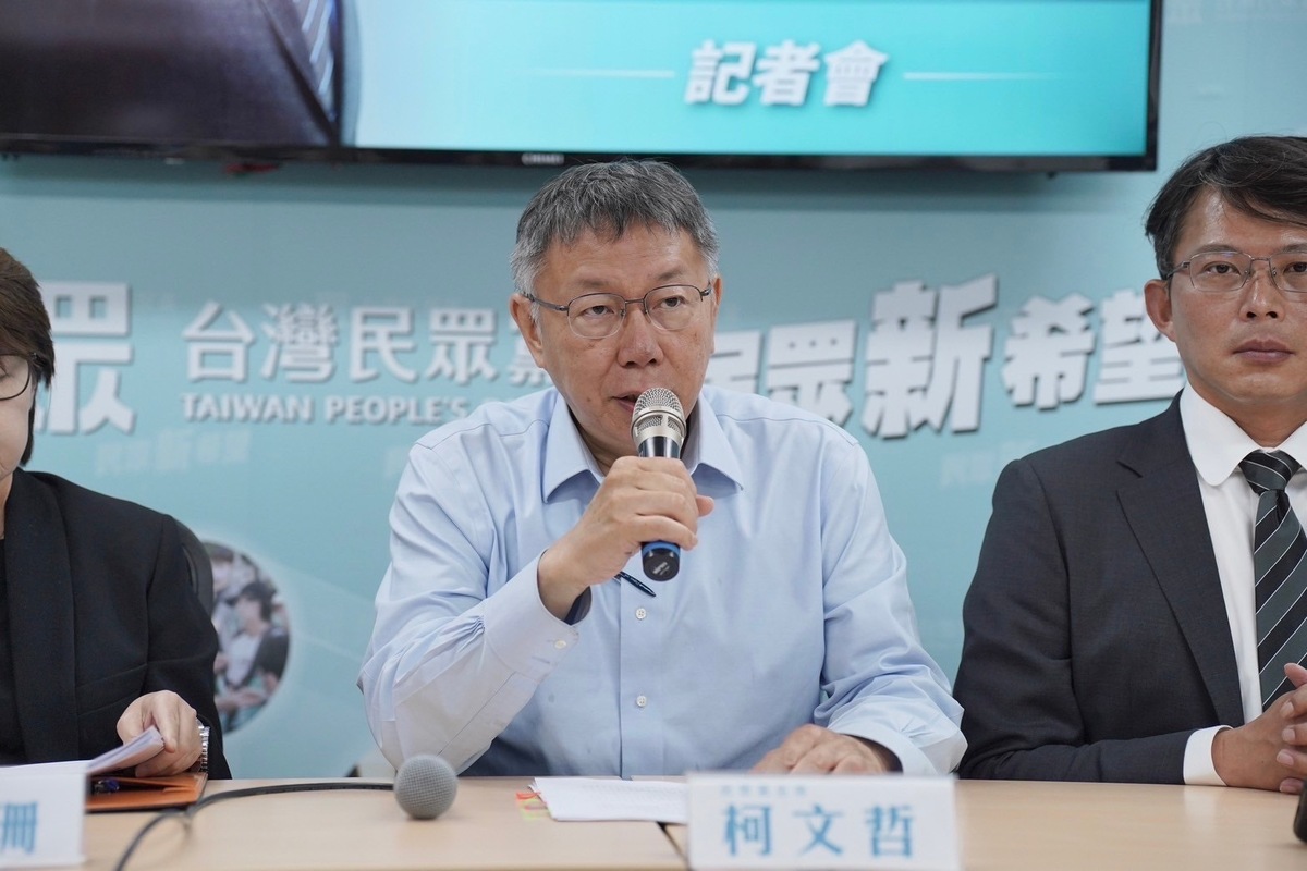 柯文哲認為賴清德對於兩岸問題，應該還是會遵守中華民國憲法，但要觀察三個月。 圖：民眾黨/提供