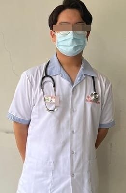 台中捷運傳出車廂持刀砍傷乘客案件；20歲洪姓嫌犯傳是高雄某醫專護理科學生。 圖：翻攝洪嫌臉書